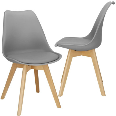 Designová židle SPRINGOS VERDE DC0017 šedá