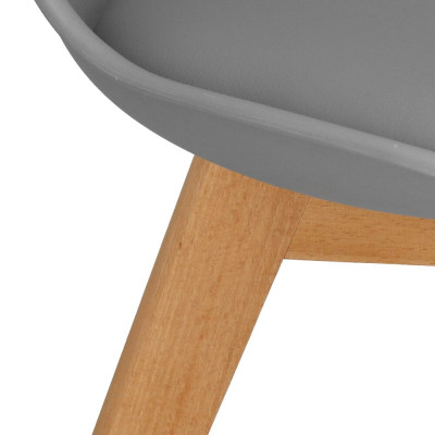 Designová židle SPRINGOS VERDE DC0017 šedá