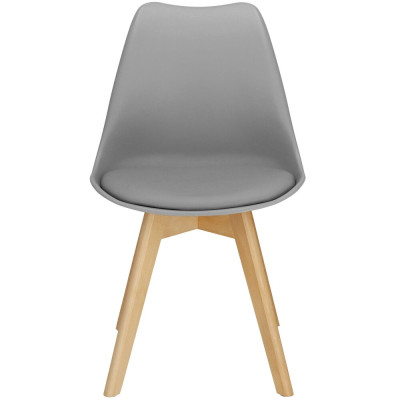 Designová židle SPRINGOS VERDE DC0017 šedá