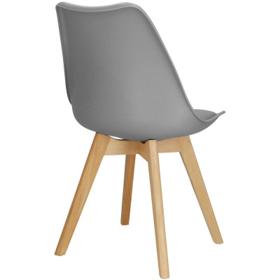 Designová židle SPRINGOS VERDE DC0017 šedá