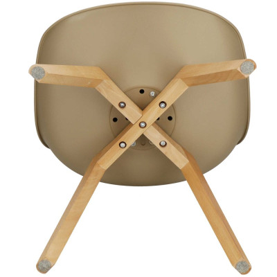Designová židle SPRINGOS VERDE DC0019 béžová