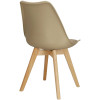 Designová židle SPRINGOS VERDE DC0019 béžová
