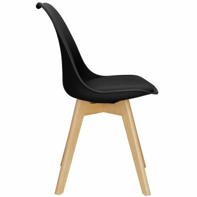 Designová židle SPRINGOS VERDE DC0015 černá