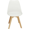 Designová židle SPRINGOS VERDE DC0016 bílá