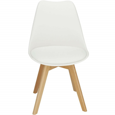 Designová židle SPRINGOS VERDE DC0016 bílá