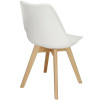 Designová židle SPRINGOS VERDE DC0016 bílá