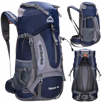 Trekový batoh 60l SPRINGOS WANDER CS0129 tmavě modrý