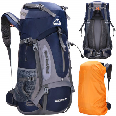 Trekový batoh 60l SPRINGOS WANDER CS0129 tmavě modrý