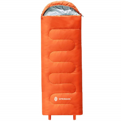 Spací pytel 205x73 cm 2v1 SPRINGOS TREVOX oranžový