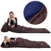 Spací pytel 220x80 cm 2v1 SPRINGOS TREVOX hnědý