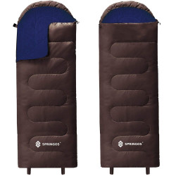 Spací pytel 220x80 cm 2v1 SPRINGOS TREVOX hnědý