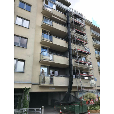 Shoz na stavební suť 4 m HIGHER NR1-4 černý