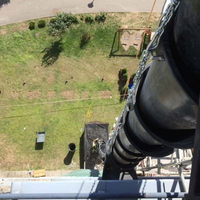 Shoz na stavební suť 4 m HIGHER NR1-4 černý