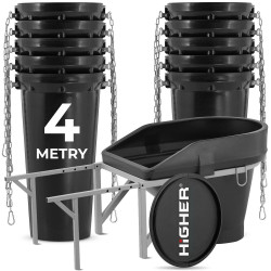 Shoz na stavební suť 4 m HIGHER NR1-4 černý