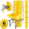 Shoz na stavební suť 6 m HIGHER NR2-6 žlutý