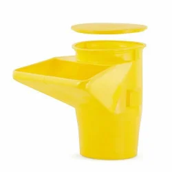 Násypka pro shoz na stavební suť HIGHER NR2 žlutá