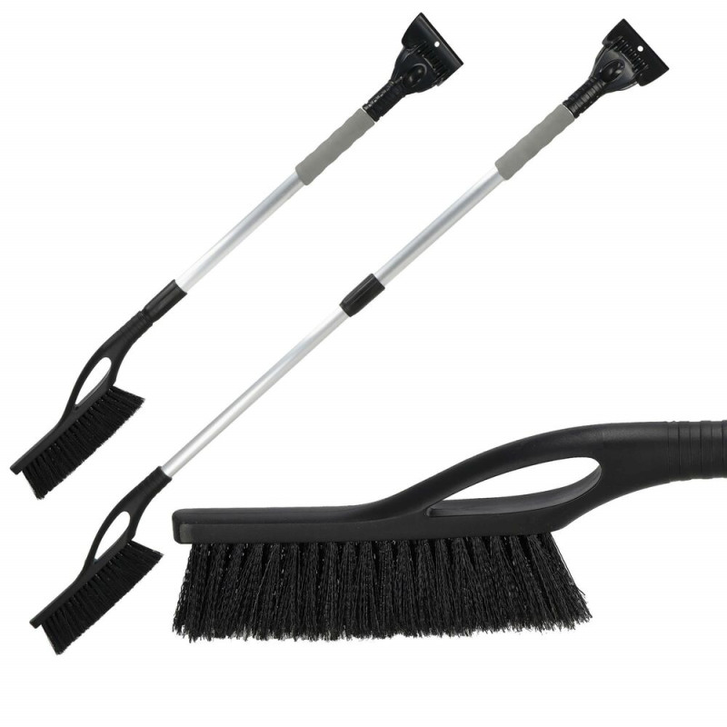 Škrabka na auto se smetáčkem 127 cm SPRINGOS HA5245 černá Škrabka na auto se smetáčkem 127 cm SPRINGOS HA5245 černá