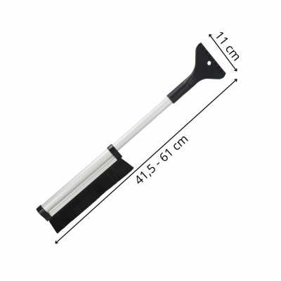 Škrabka na auto se smetáčkem 61 cm SPRINGOS HA5248 bílá