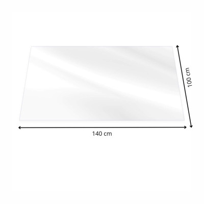 FM0037 PRŮHLEDNÁ PODLAHOVÁ ROHOŽKA 100 CM X 140 CM X 0,5 MM
