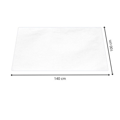 FM0038 PRŮHLEDNÁ PODLAHOVÁ ROHOŽKA 100 CM X 140 CM X 0,5 MM