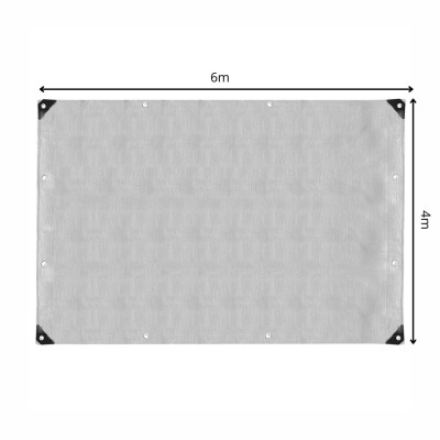 GA2183 PLATBA 6 X 4 M ŠEDOZELENÁ