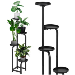 GA0213 KOVOVÝ STOJAN NA KVĚTINY 22,5 X 22,5 X 117 CM