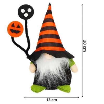 Skřítek GNOM s balónky 20 cm SPRINGOS HALLOWEEN