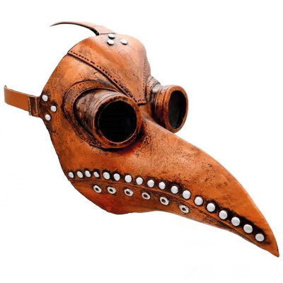 Maska Morového doktora SPRINGOS HALLOWEEN hnědá