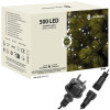 LED světelný řetěz - 41,5m, 500LED, IP44, studená bílá