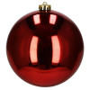 Vánoční baňky červené mix 15 cm, sada 3ks CA1364