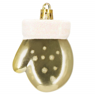 Maxi 77 dílná sada vánočních ozdob zlatá CA1167