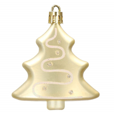 Maxi 77 dílná sada vánočních ozdob zlatá CA1167