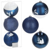 Vánoční baňky modré mix - 15 cm, sada 3ks CA1363