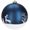Vánoční baňky modré mix - 15 cm, sada 3ks CA1363