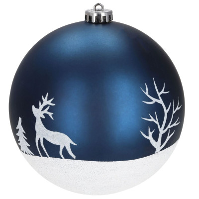 Vánoční baňky modré mix - 15 cm, sada 3ks CA1363