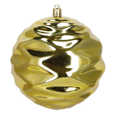 Vánoční baňky zlato-černé mix - 12/6 cm, sada 37ks CA0962