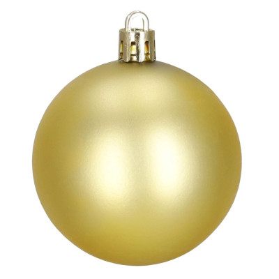 Vánoční baňky zlato-černé mix - 12/6 cm, sada 37ks CA0962