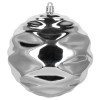 Vánoční baňky stříbrné mix - 12/6 cm, sada 37ks CA0964