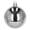 Vánoční baňky stříbrné mix - 12/6 cm, sada 37ks CA0964