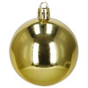 Vánoční baňky zlaté mix - 8/6,5 cm, sada 36ks CA0974