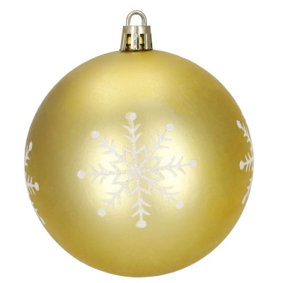 Vánoční baňky zlaté mix - 8/6,5 cm, sada 36ks CA0974