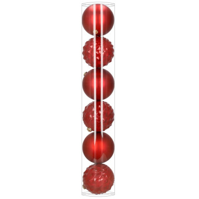CA1528 SADA VÁNOČNÍCH KOULEK 15 CM 6 KS.