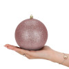 Vánoční baňky růžové mix - 12 cm, sada 4ks CA1359