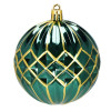 Vánoční baňky zelené mix 8 cm, sada 30ks CA1411