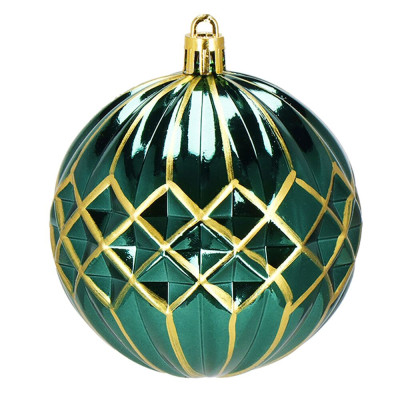 Vánoční baňky zelené mix 8 cm, sada 30ks CA1411