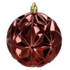 Vánoční baňky červené - mix 8 cm, sada 30ks CA1412