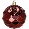 Vánoční baňky červené - mix 8 cm, sada 30ks CA1412