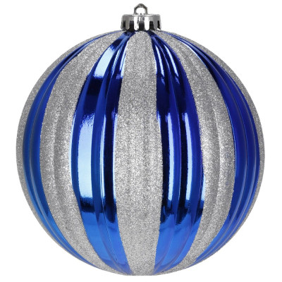 Vánoční baňky modré mix - 15 cm, sada 3ks CA1366