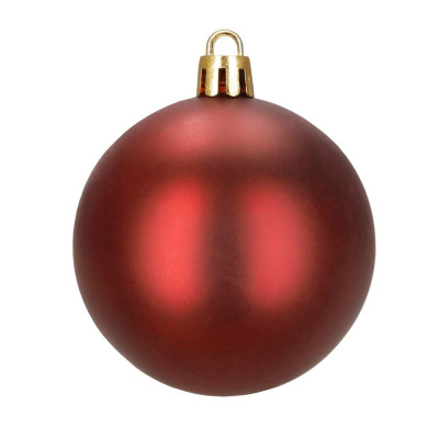 Vánoční baňky červené mix 7/6/5 cm, sada 40ks, CA1523