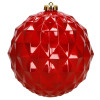 Vánoční baňky - červené mix 15 cm, sada 6ks CA1528